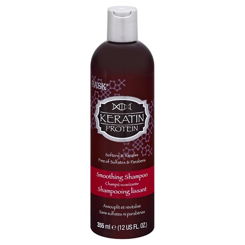 Image for Hask Shampoo, Smoothing, Keratin Protein,355ml from Harmon's Drug Store
