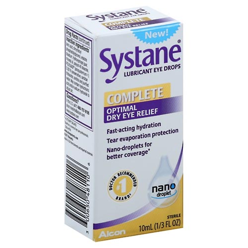 Image for Systane Eye Drops, Complete, Lubricant,10ml from Harmon's Drug Store