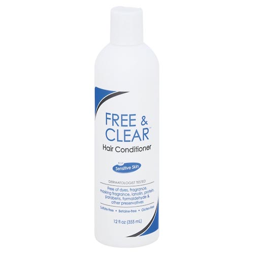 Image for Free & Clear Hair Conditioner, for Sensitive Skin,12oz from Harmon's Drug Store
