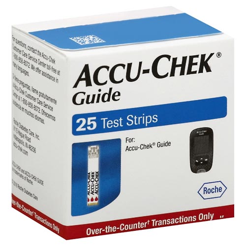 Image for Accu Chek Test Strips 25 ea from Harmon's Drug Store